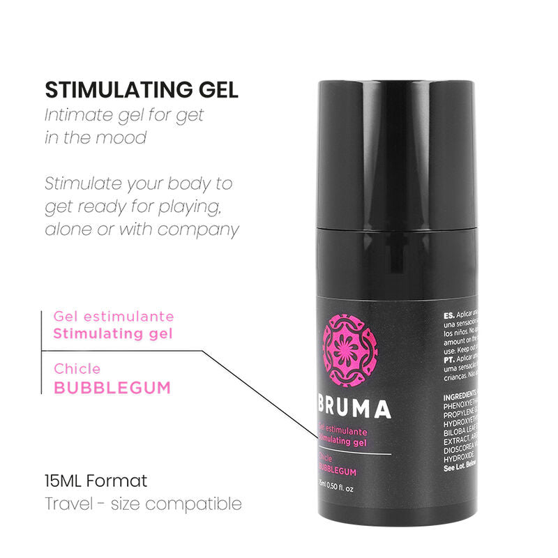 BRUMA - BALSAMO INTENSIFICANTE GUSTO BUBBLEGUM 15 ML - BRUMA | Lingerie Harness Boutique