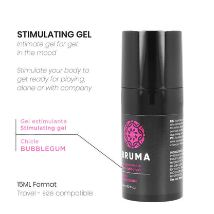 BRUMA - BALSAMO INTENSIFICANTE GUSTO BUBBLEGUM 15 ML - BRUMA | Lingerie Harness Boutique