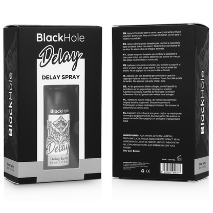 BLACK HOLE - STUDY STRONG RETARDANT SPRAY 30 ML