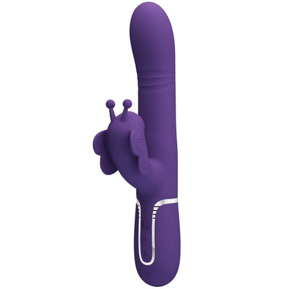 PRETTY LOVE - VIBRATORE MULTIFUNZIONE RABBIT 4 IN 1 FARFALLA VIOLA - PRETTY LOVE FLIRTATION | Lingerie Harness Boutique
