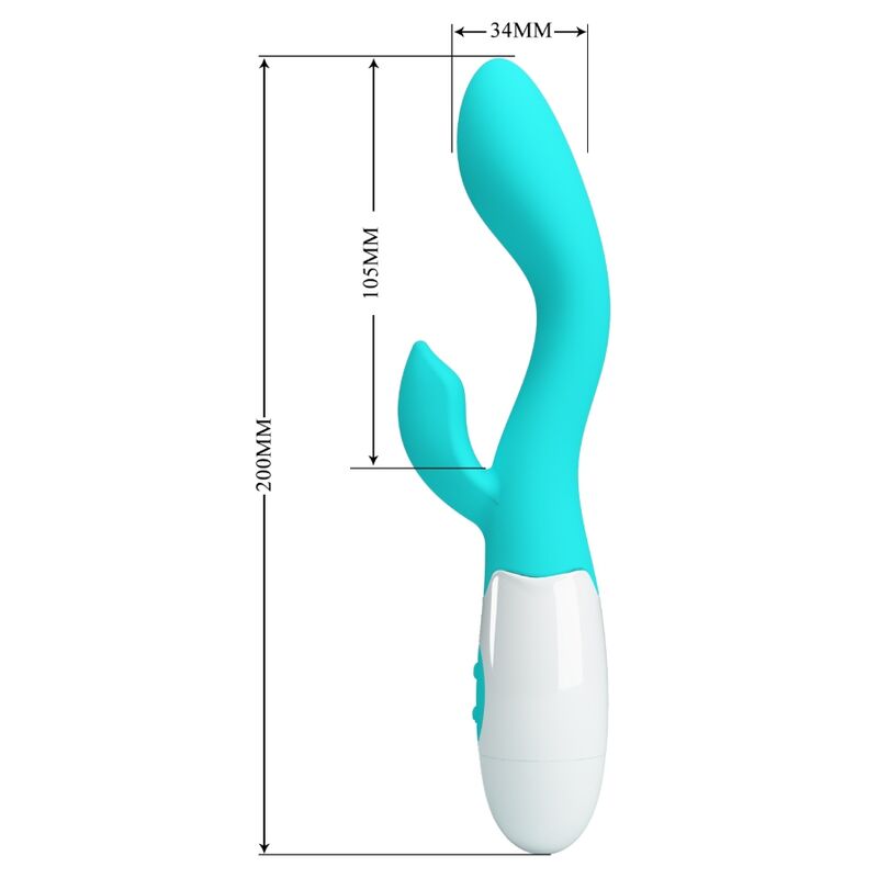 PRETTY LOVE - VIBRATORE BRIGHTY G-SPOT VERDE ACQUA - PRETTY LOVE FLIRTATION | Lingerie Harness Boutique