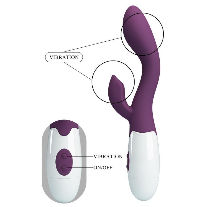 PRETTY LOVE - VIBRATORE BRIGHTY G-SPOT VIOLA - PRETTY LOVE FLIRTATION | Lingerie Harness Boutique