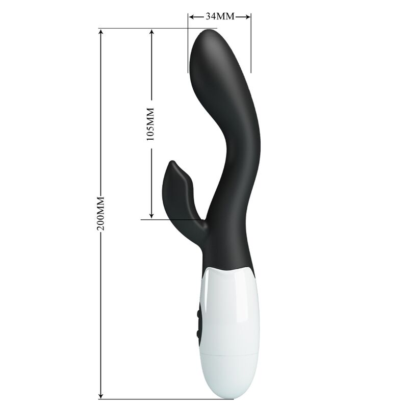 PRETTY LOVE - BRIGHTY VIBRATORE G-SPOT NERO - PRETTY LOVE FLIRTATION | Lingerie Harness Boutique
