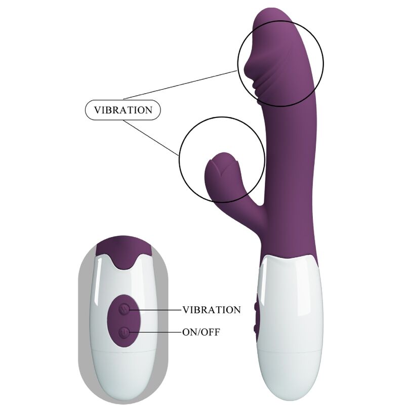 PRETTY LOVE - VIBRATORE SNAPPY G-SPOT VIOLA - PRETTY LOVE FLIRTATION | Lingerie Harness Boutique