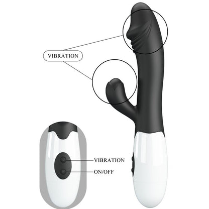 PRETTY LOVE - VIBRATORE SNAPPY G-SPOT NERO - PRETTY LOVE FLIRTATION | Lingerie Harness Boutique