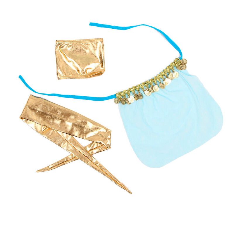 SUBBLIME - SET DI LINGERIE BLU STILE INDIA L/XL - SUBBLIME SETS | Lingerie Harness Boutique