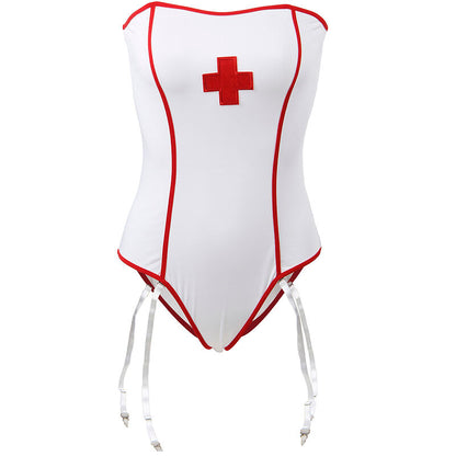 SUBBLIME - SEXY NURSE COSTUME WITH TEDDY BEAR S/M