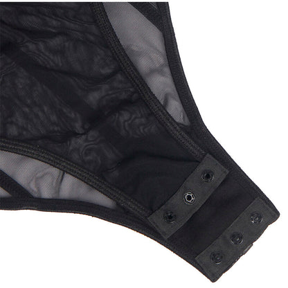 SUBBLIME - BODY CON BRETELLE A CATENA NERA L/XL - SUBBLIME BODIES | Lingerie Harness Boutique