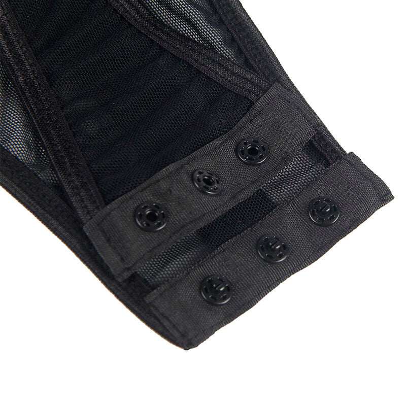 SUBBLIME - ORSACCHIOTTO CON DETTAGLIO REGGERIZZATO SUL PETTO NERO L/XL - SUBBLIME BODIES | Lingerie Harness Boutique