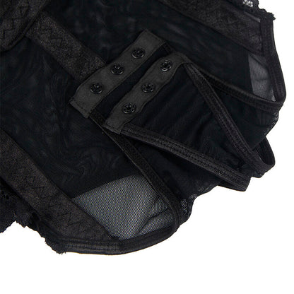 SUBBLIME - ORSACCHIOTTO CON DETTAGLIO REGGERIZZATO SUL PETTO NERO L/XL - SUBBLIME BODIES | Lingerie Harness Boutique