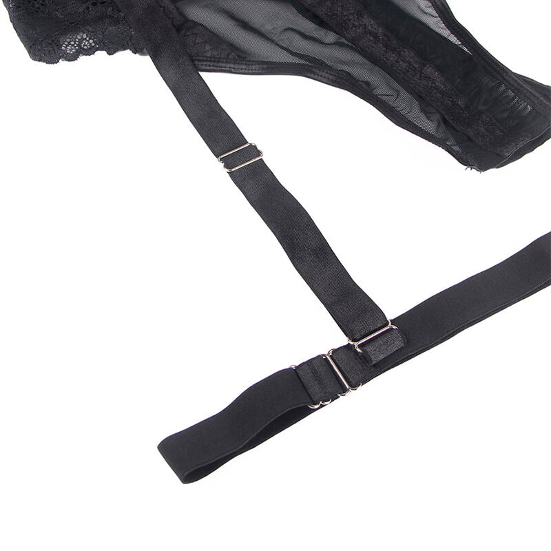 SUBBLIME - ORSACCHIOTTO CON DETTAGLIO REGGERIZZATO SUL PETTO NERO L/XL - SUBBLIME BODIES | Lingerie Harness Boutique