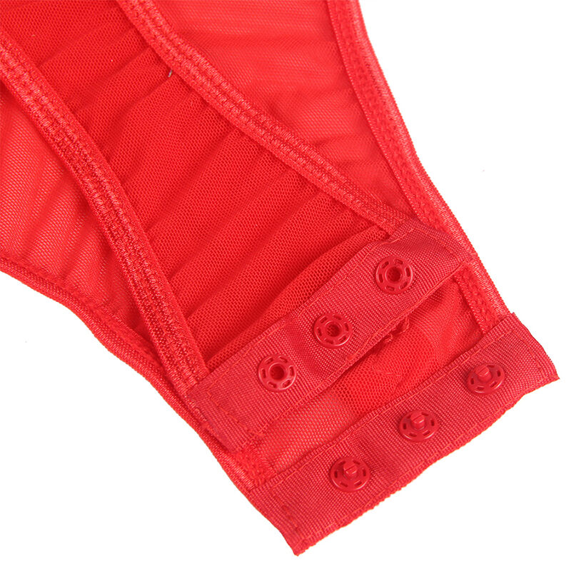 SUBBLIME - ORSACCHIOTTO CON DETTAGLIO REGGERIZZATO PETTO ROSSO L/XL - SUBBLIME BODIES | Lingerie Harness Boutique