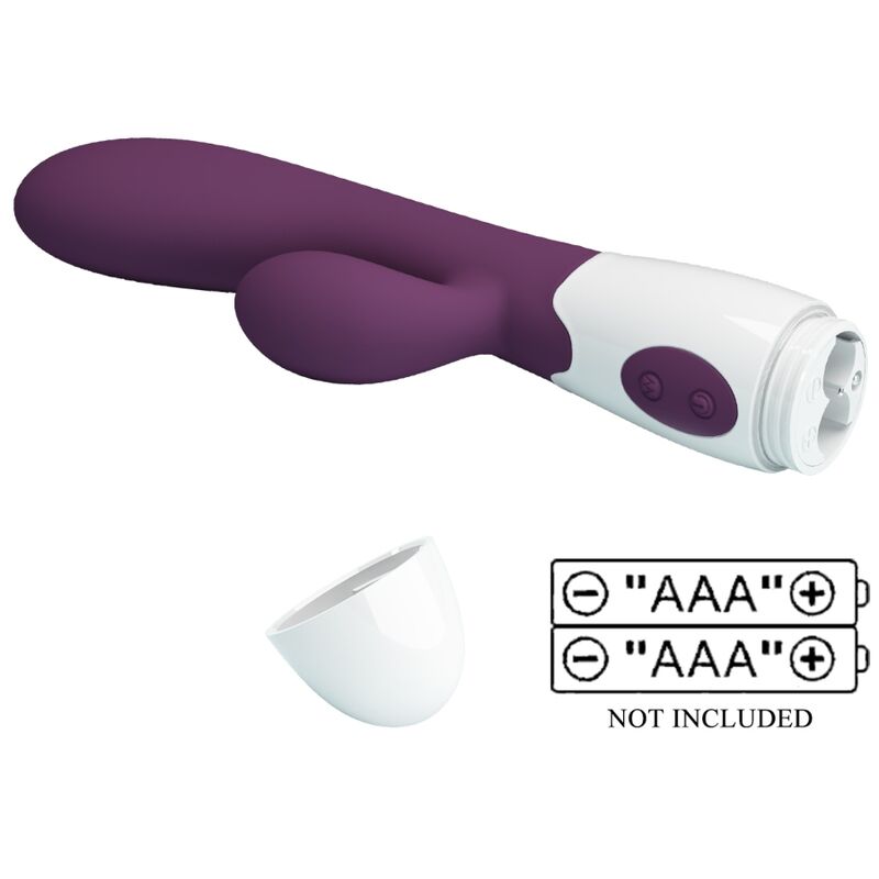 PRETTY LOVE - ALVIS RABBIT AND G-SPOT VIBRATOR PURPLE