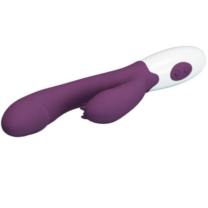 PRETTY LOVE - ANDRE RABBIT VIBRATOR &amp; G-SPOT STIMULATOR PURPLE