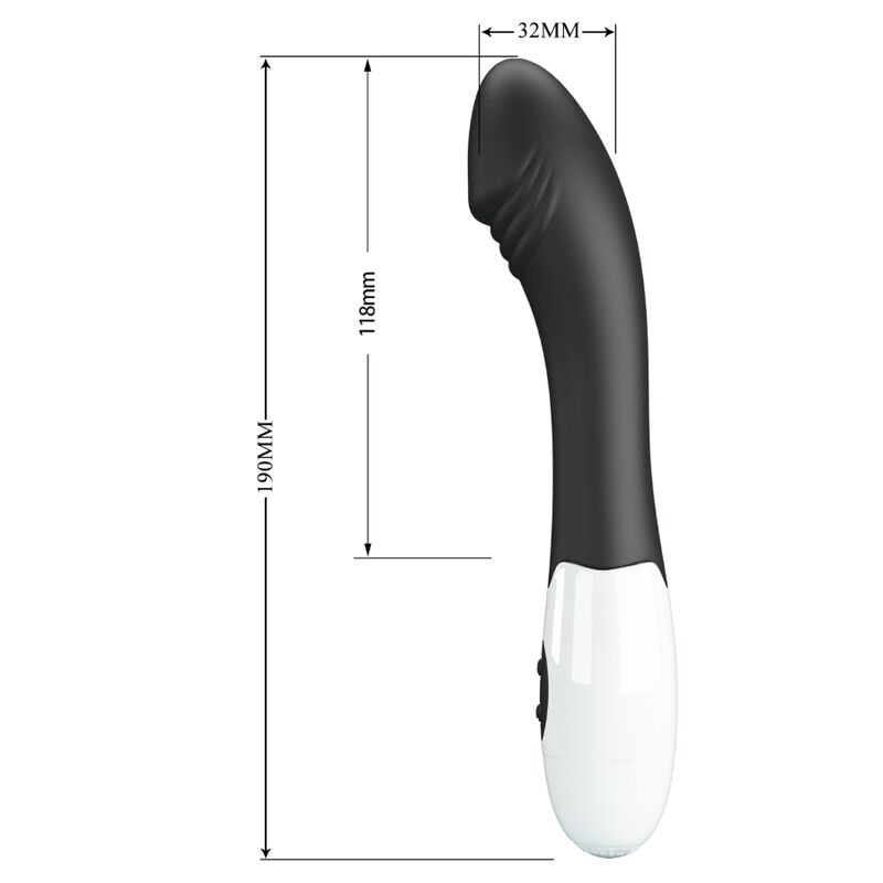 PRETTY LOVE - ELEMENTAL VIBRATORE G-SPOT 30 MODALIT NERO - PRETTY LOVE FLIRTATION | Lingerie Harness Boutique