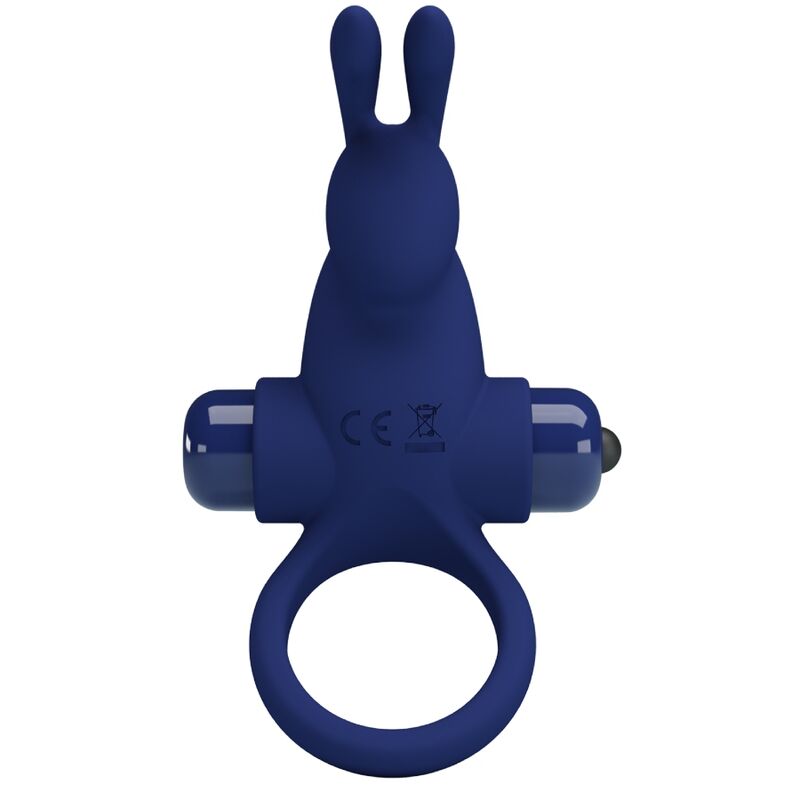 PRETTY LOVE - JIRO ANELLO CONIGLIO CON VIBRAZIONE BLU - PRETTY LOVE MALE | Lingerie Harness Boutique