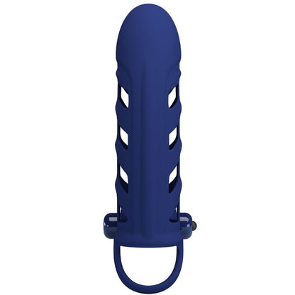 PRETTY LOVE - ALTAF ANELLO VIBRATORE CON GUAINA IN SILICONE BLU - PRETTY LOVE MALE | Lingerie Harness Boutique
