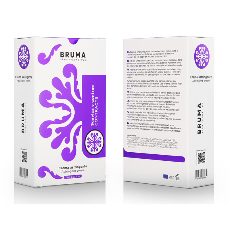 BRUMA - CREMA ASTRINGENTE ULTRA SCORREVOLE 15 ML - BRUMA | Lingerie Harness Boutique