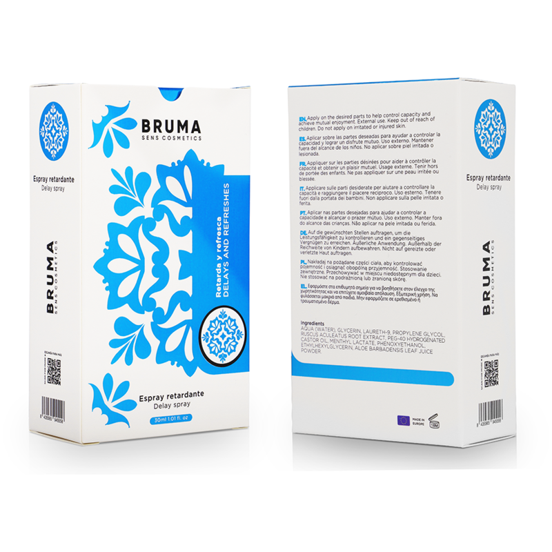 BRUMA - SPRAY RITARDANTE E RINFRESCANTE 30 ML - BRUMA | Lingerie Harness Boutique