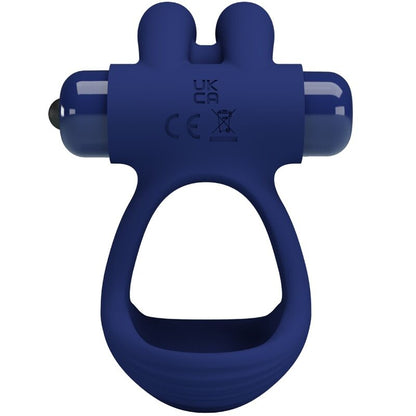 PRETTY LOVE - FRANCISCO ANELLO VIBRANTE DOPPIO BLU CONIGLIO - PRETTY LOVE MALE | Lingerie Harness Boutique