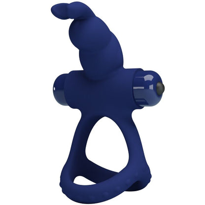 PRETTY LOVE - LUCHITO ANELLO VIBRANTE DOPPIO CONIGLIO BLU - PRETTY LOVE MALE | Lingerie Harness Boutique