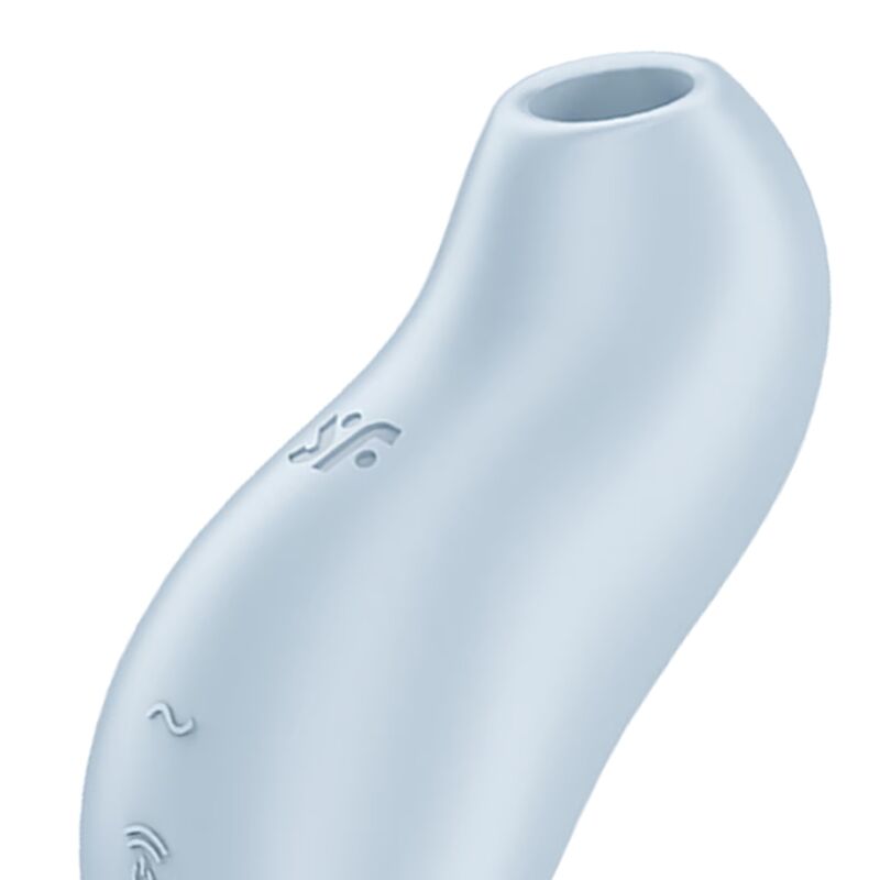 SATISFYER - POCKET PRO 1 STIMOLATORE CLITORIDE AZZURRO - SATISFYER AIR PULSE | Lingerie Harness Boutique