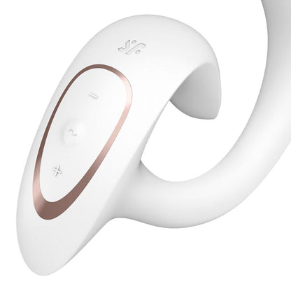 SATISFYER - G FOR GODDESS 1 VIBRATORE CONIGLIO BIANCO - SATISFYER VIBRATOR | Lingerie Harness Boutique