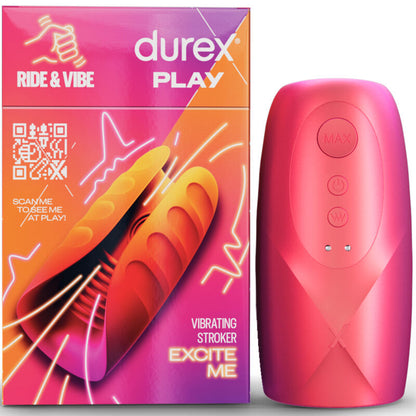 DUREX - MASTURBATORE VIBRATORE TOY RIDE & VIBE - DUREX TOYS | Lingerie Harness Boutique