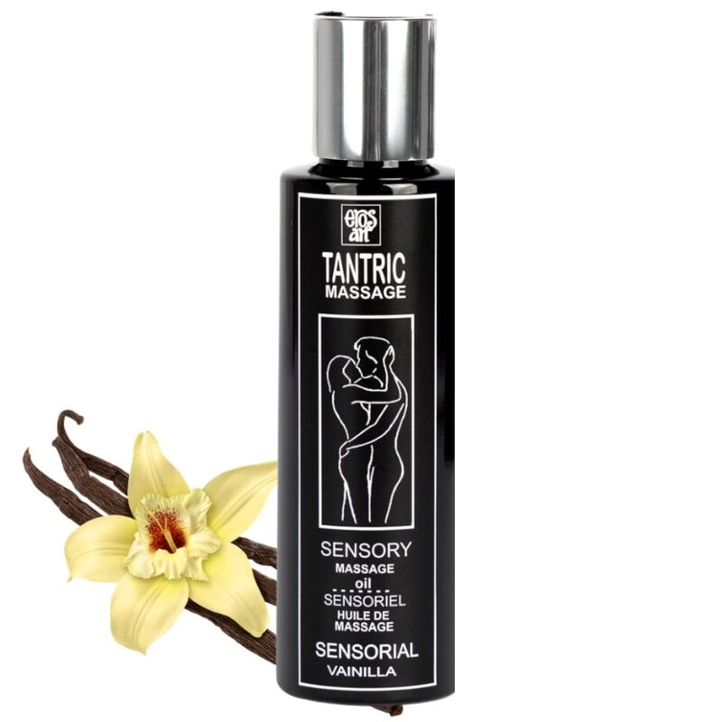EROS-ART - OLIO DA MASSAGGIO TANTRICO NATURALE E VANIGLIA AFRODISIACA 100 ML - EROS-ART | Lingerie Harness Boutique