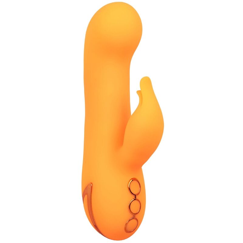 CALEXOTICS - MONTECITO MUSE VIBRATORE RABBIT ORANGE BY CALIFORNIA DREAMING - CALEXOTICS | Lingerie Harness Boutique