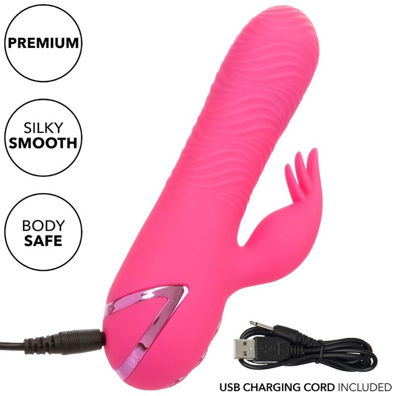 CALEXOTICS - SACRAMENTO SWEETIE VIBRATORE RABBIT PINK BY CALIFORNIA DREAMING - CALEXOTICS | Lingerie Harness Boutique