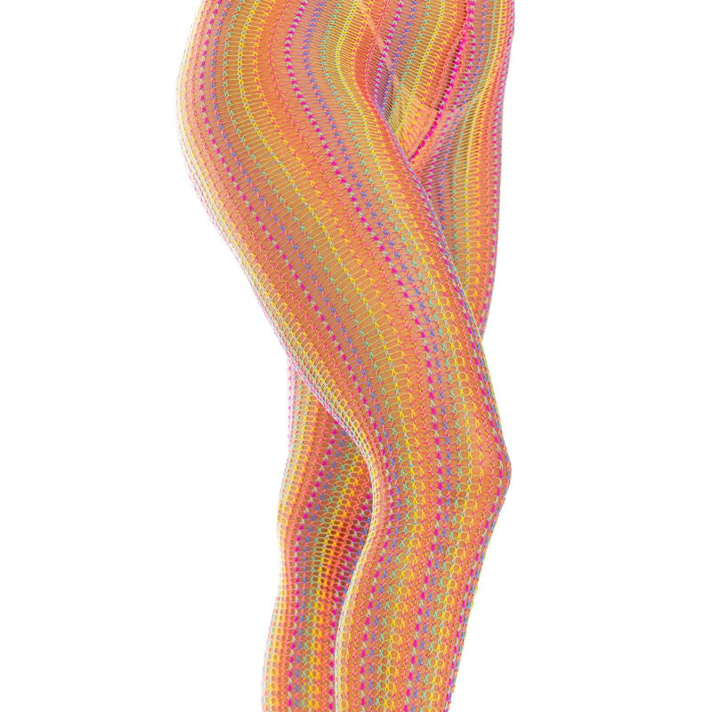 LEG AVENUE - CALZE ALL'UNCINETTO MULTICOLORE - LEG AVENUE HOSIERY | Lingerie Harness Boutique