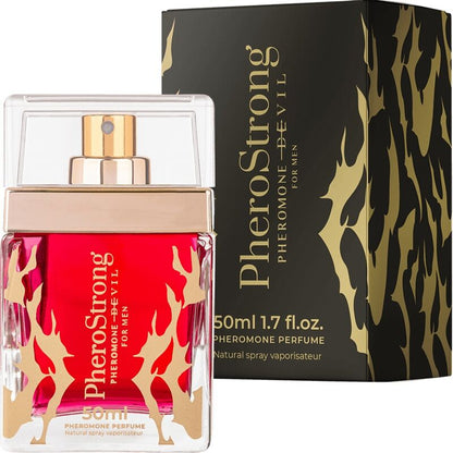 PHEROSTRONG - PROFUMO AI FEROMONI DEVIL PER UOMO 50 ML - PHEROSTRONG | Lingerie Harness Boutique