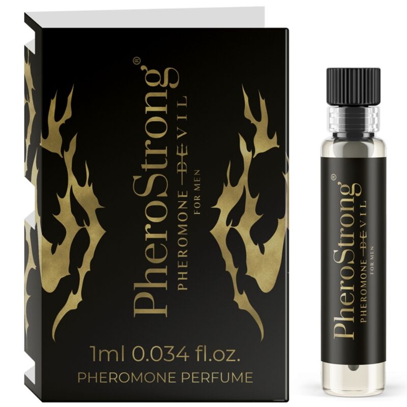 PHEROSTRONG - PROFUMO DEVIL AI FEROMONI PER UOMO 1 ML - PHEROSTRONG | Lingerie Harness Boutique