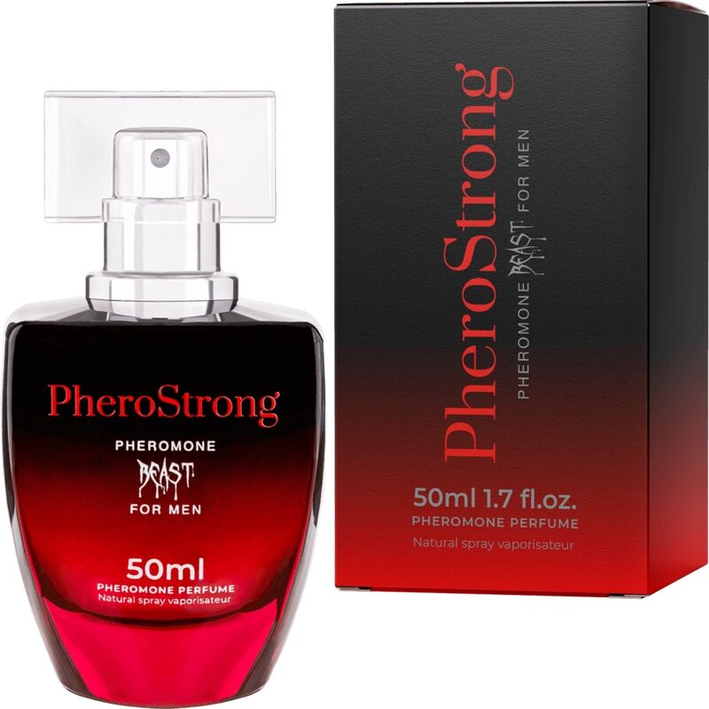 PHEROSTRONG - PROFUMO PREROMONE BEAST PER UOMO 50 ML - PHEROSTRONG | Lingerie Harness Boutique