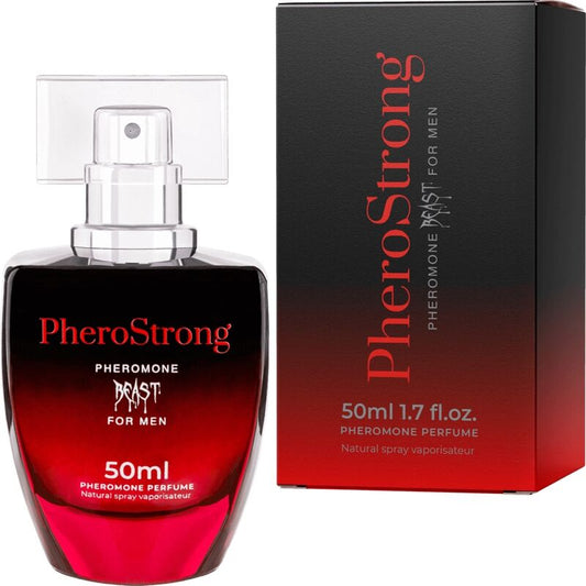 PHEROSTRONG - PROFUMO PREROMONE BEAST PER UOMO 50 ML - PHEROSTRONG | Lingerie Harness Boutique