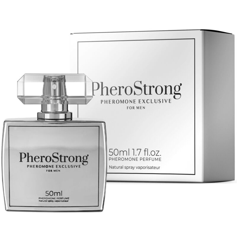 PHEROSTRONG - PROFUMO AI FEROMONI ESCLUSIVO PER UOMO 50 ML - Lingerie Harness Boutique | Lingerie Harness Boutique
