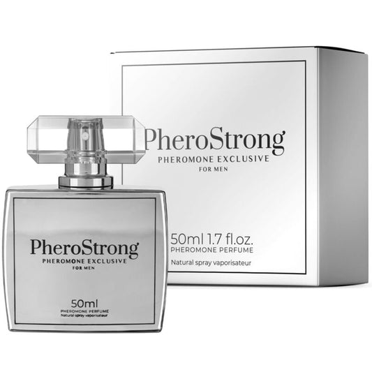 PHEROSTRONG - PROFUMO AI FEROMONI ESCLUSIVO PER UOMO 50 ML - Lingerie Harness Boutique | Lingerie Harness Boutique