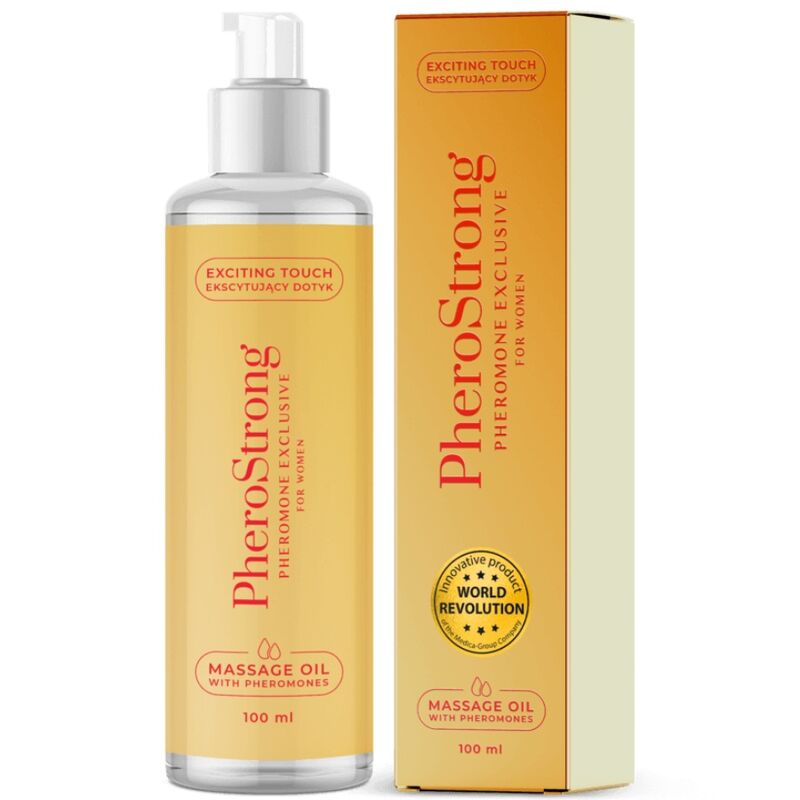 PHEROSTRONG - OLIO DA MASSAGGIO ESCLUSIVO PER DONNE 100 ML - PHEROSTRONG | Lingerie Harness Boutique