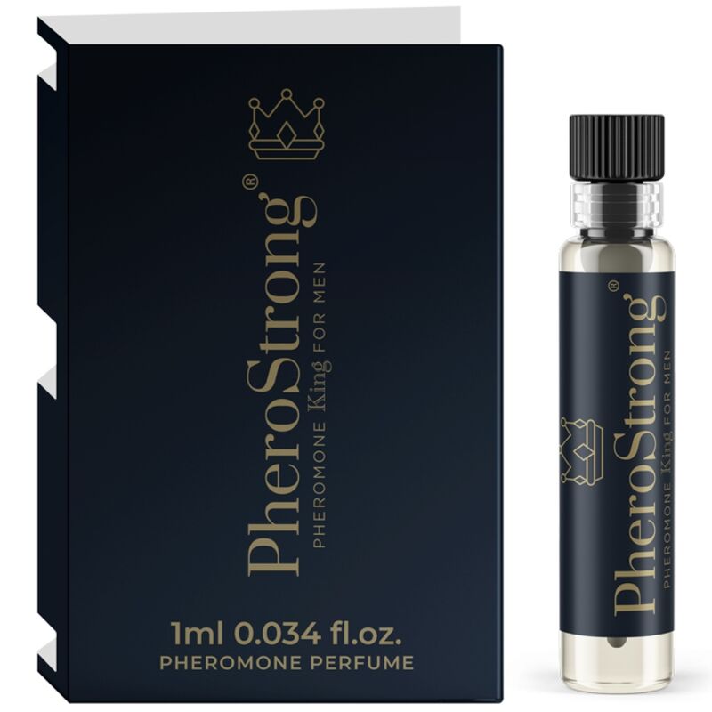PHEROSTRONG - PROFUMO AI FEROMONI KING PER UOMO 1 ML - PHEROSTRONG | Lingerie Harness Boutique