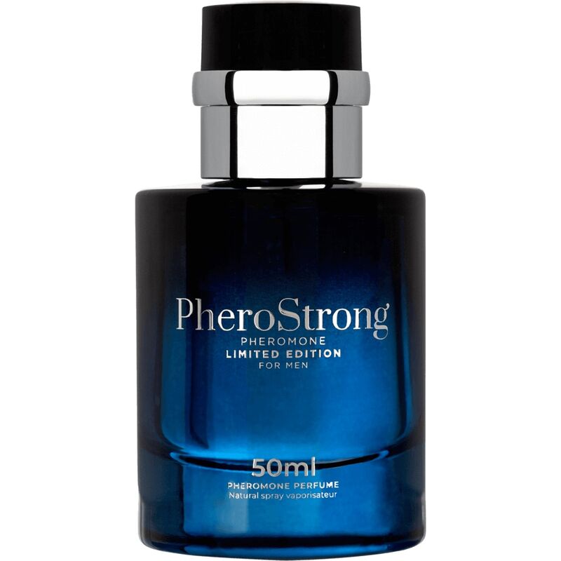 PHEROSTRONG - PROFUMO AI FEROMONI EDIZIONE LIMITATA PER UOMO 50 ML - Lingerie Harness Boutique | Lingerie Harness Boutique