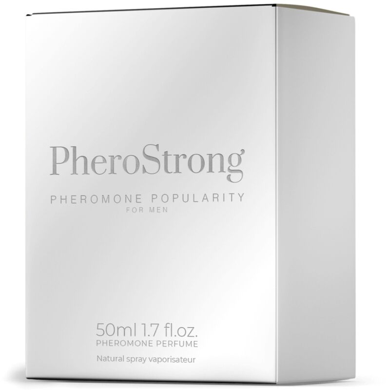 PHEROSTRONG - PROFUMO AI FEROMONI POPOLARE PER UOMINI 50 ML - PHEROSTRONG | Lingerie Harness Boutique