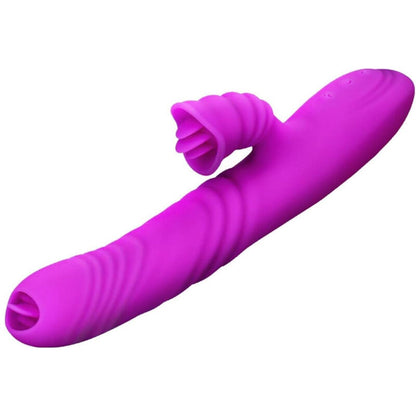 ARMONY - ANGELIA VIBRATORE MULTIFUNZIONE DOPPIA LINGUA VIOLA EFFETTO CALORE - ARMONY VIBRATORS | Lingerie Harness Boutique
