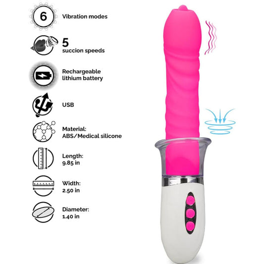 ARMONY - VIBRATORE LIBERTY E SPINTA CON LINGUA - ARMONY VIBRATORS | Lingerie Harness Boutique