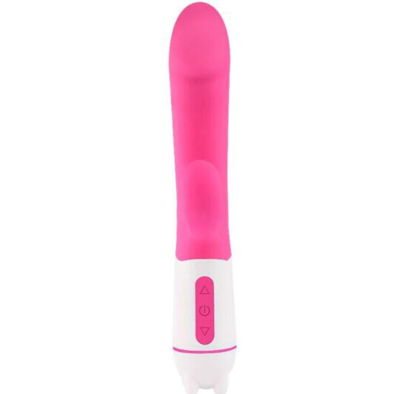 ARMONY - VIBRATORE HAPPY E STIMOLATORE FUCSIA RICARICABILE - ARMONY VIBRATORS | Lingerie Harness Boutique