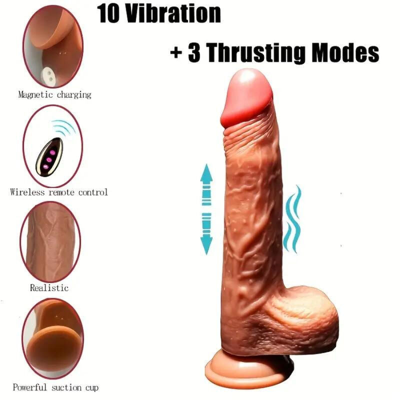 ARMONY - REALISTIC DILDO VIBRATOR REMOTE CONTROL 22.5 CM