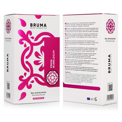 BRUMA - BALSAMO INTENSIFICANTE GUSTO BUBBLEGUM 15 ML - BRUMA | Lingerie Harness Boutique