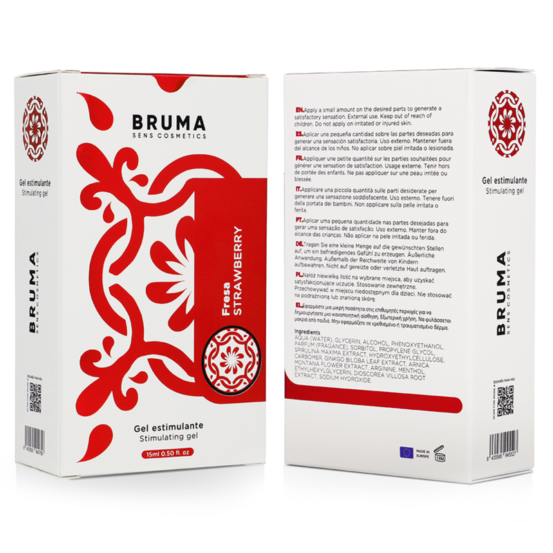 BRUMA - BALSAMO INTENSIFICANTE GUSTO FRAGOLA 15 ML - BRUMA | Lingerie Harness Boutique