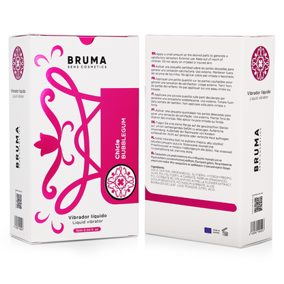 BRUMA - ULTRA SLIDING BUBBLEGUM LIQUID VIBRATOR 15 ML