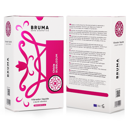 BRUMA - VIBRATORE LIQUIDO BUBBLEGUM ULTRA SCORREVOLE 15 ML - BRUMA | Lingerie Harness Boutique